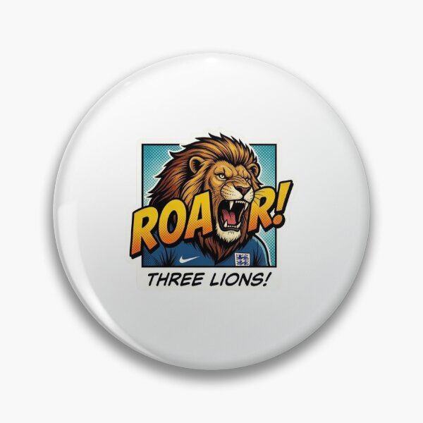Item preview, England Three Lions ROAR Comic Sticker World Cup 2026 designed and sold by VikrantCreative.