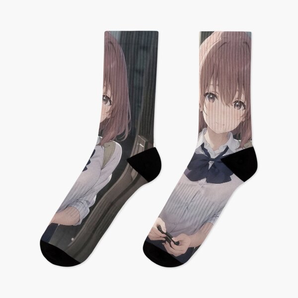 Aperçu de l'œuvre Shouko Nishimiya Une voix silencieuse Un doux sourire de jour d'école créée et vendue par Williamhallano.