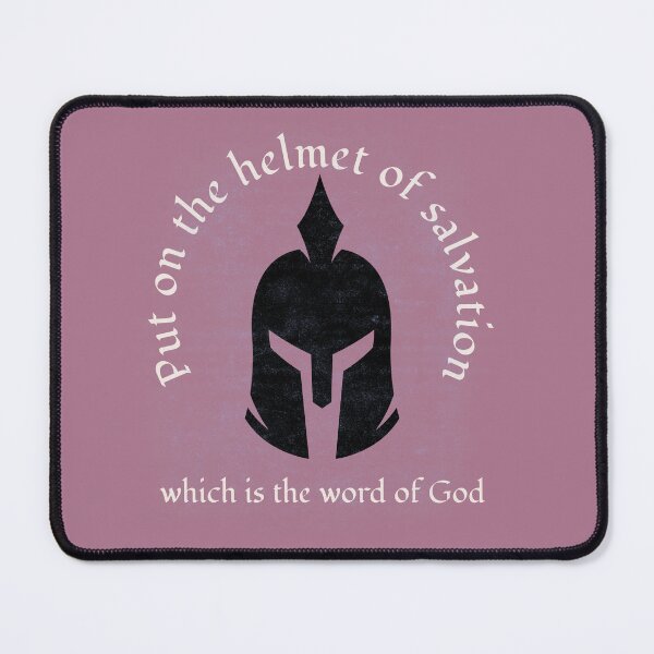 Item preview, Put on the helmet of salvation designed and sold by Kingdompurpose.