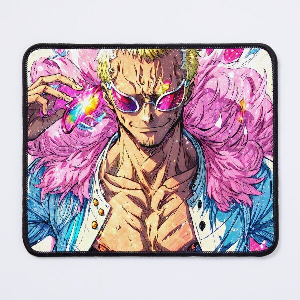 Item preview, Donquixote Doflamingo One Piece Neon Feather King Swagger designed and sold by Williamhallano.