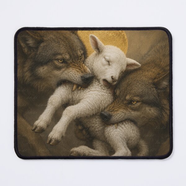 Item preview, Lamb of God –  Surrounded by Wolves designed and sold by LuluLeb.