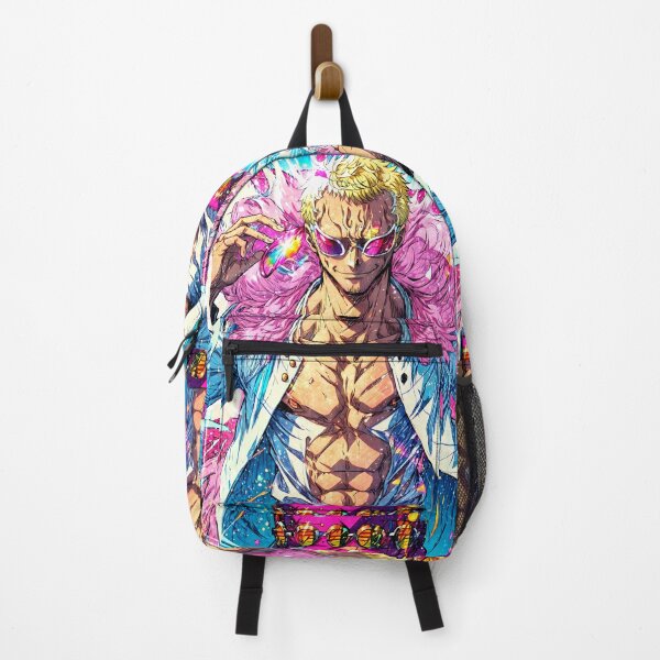 Item preview, Donquixote Doflamingo One Piece Neon Feather King Swagger designed and sold by Williamhallano.