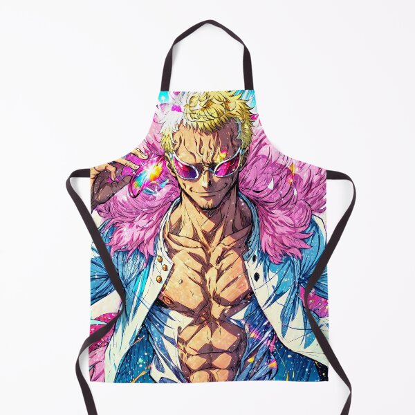 Item preview, Donquixote Doflamingo One Piece Neon Feather King Swagger designed and sold by Williamhallano.