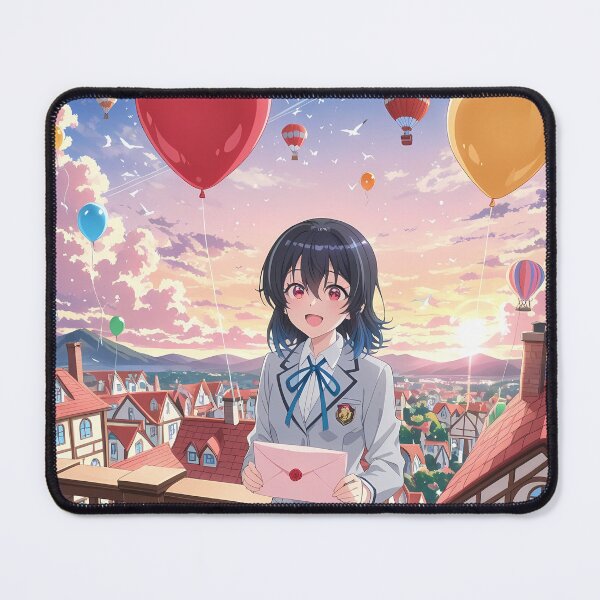 Item preview, Umi Asanagi Second Prettiest Girl Balloon Sunset Letter Smile designed and sold by Williamhallano.