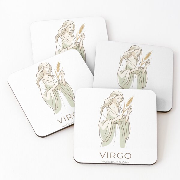 Item preview, Daily Horoscope Virgo Zodiac Sign – Meticulous & Wise Astrology Design designed and sold by Bhaskar Digital Art.