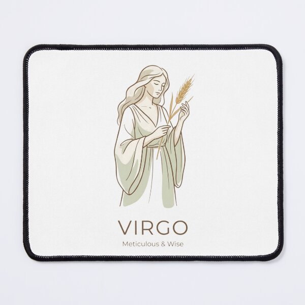 Item preview, Daily Horoscope Virgo Zodiac Sign – Meticulous & Wise Astrology Design designed and sold by Bhaskar Digital Art.