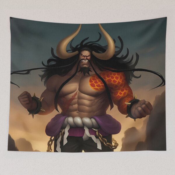 Item preview, Kaido One Piece Mountain Emperor In Golden Mist designed and sold by Williamhallano.