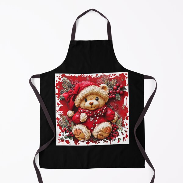 Item preview, Santa Claus-Style Cute Teddy Bear Design Art designed and sold by DEC02.