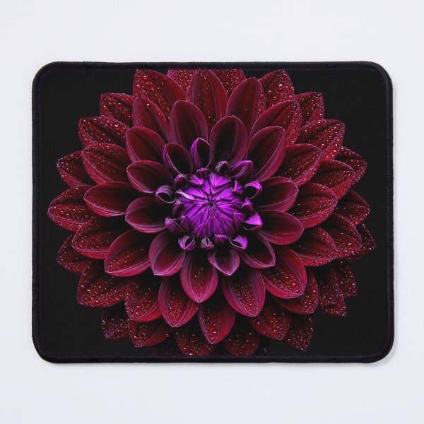 Item preview, Dark Botanical Gothic Dahlia — Moody Floral designed and sold by WitchyBotanicaArt.