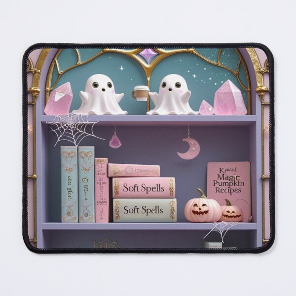 Item preview, Kawaii Magic Ghosts Coffee Bookshelf designed and sold by BriSher.