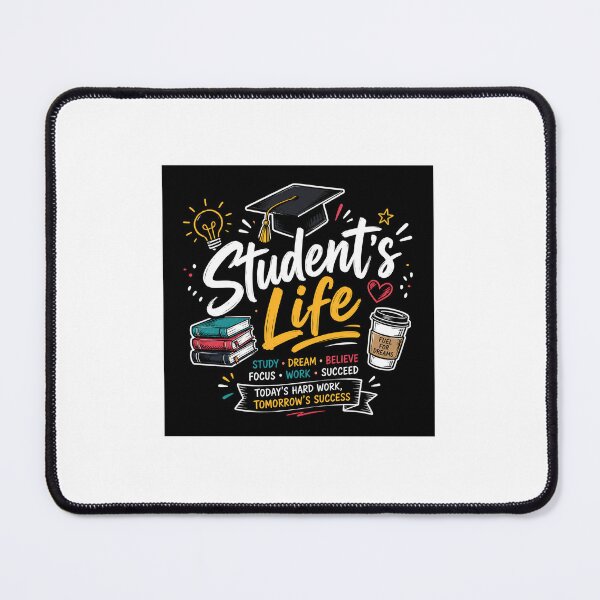 Item preview, Student Life Study Motivation Graduation Art designed and sold by YogiCodeLab.