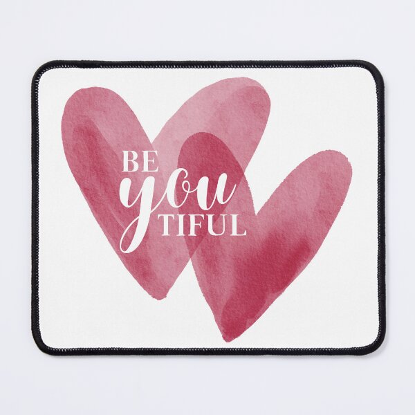 Item preview, Be-you-tiful | Cute pink heart Self Love Design designed and sold by Starlett Designs.