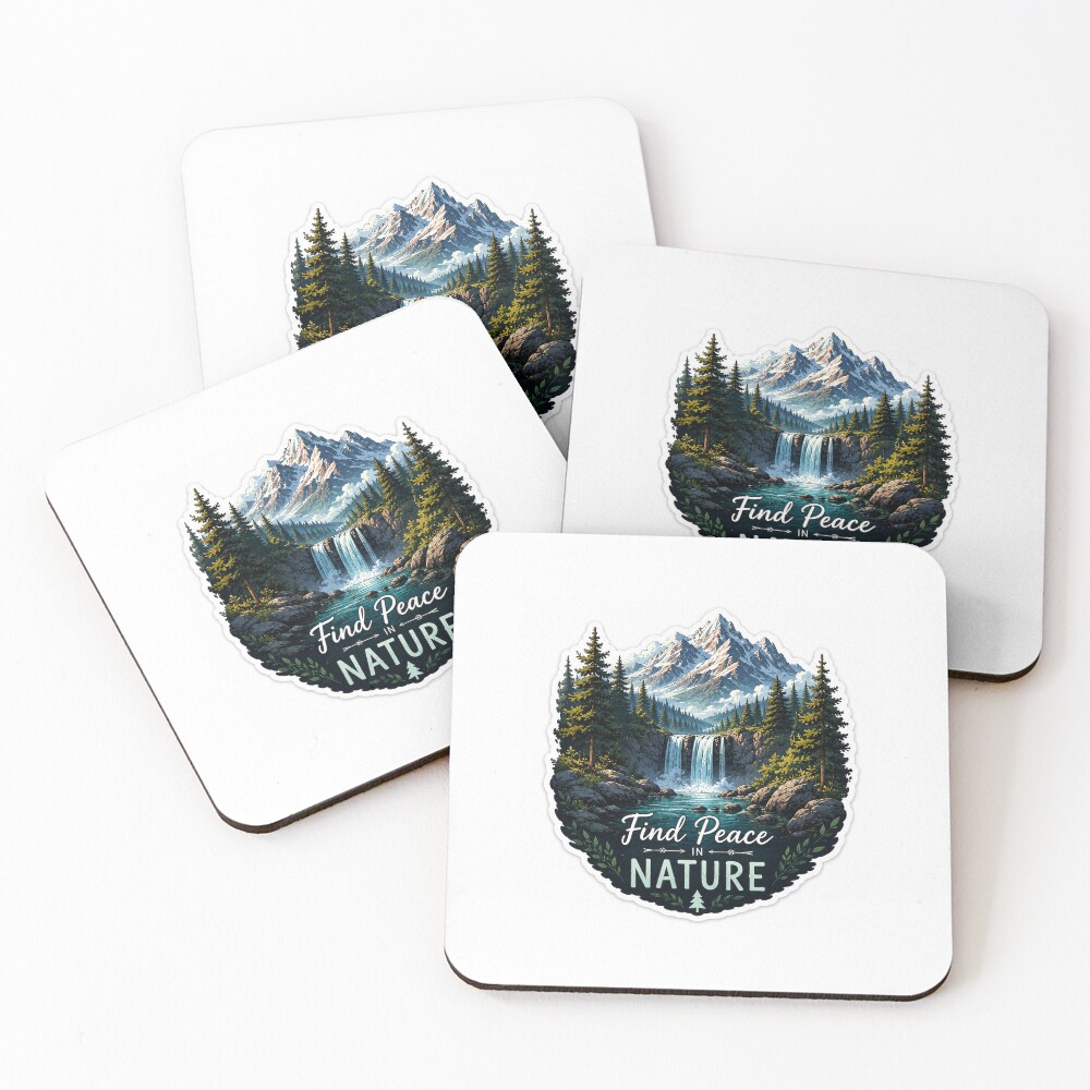 Item preview, Coasters (Set of 4) designed and sold by YogiCodeLab.