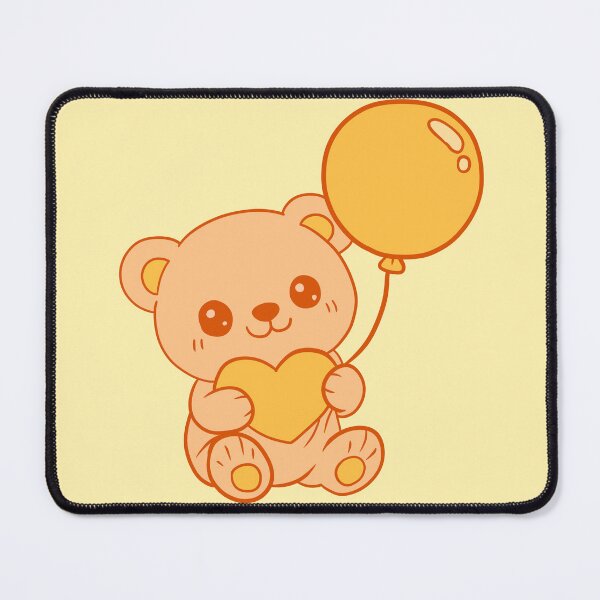 Item preview, Cute Kawaii Orange Teddy Bear designed and sold by Phyllya Design.