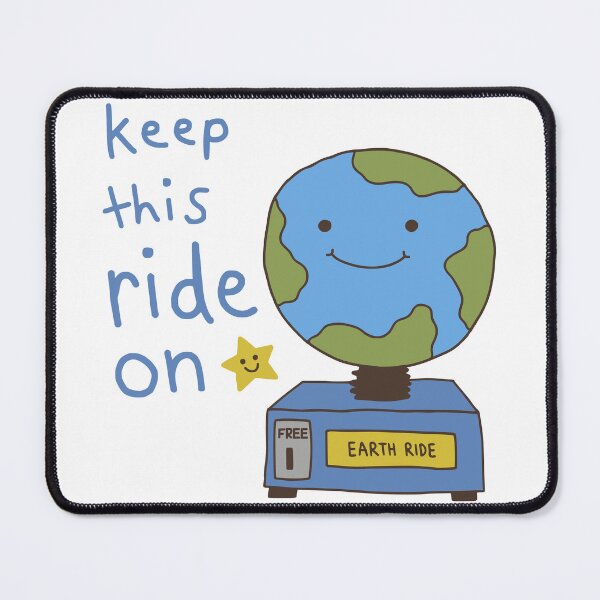 Item preview, Keep This Ride On Cute Kawaii Earth designed and sold by Doodlywood.
