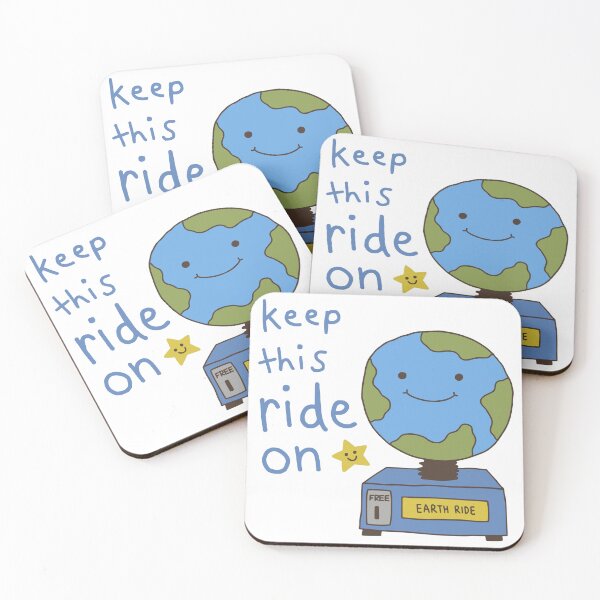 Item preview, Keep This Ride On Cute Kawaii Earth designed and sold by Doodlywood.