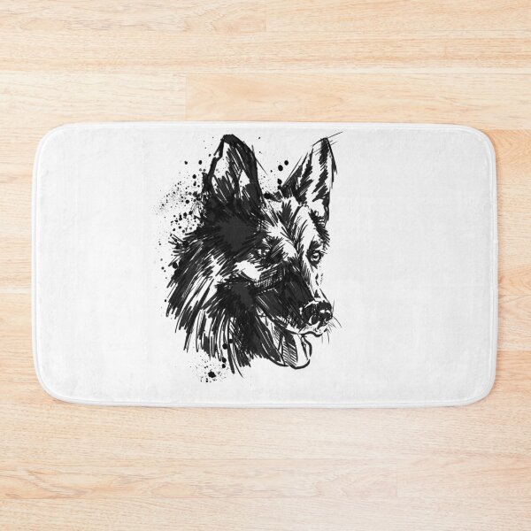 Item preview, German Shepherd Ink Portrait designed and sold by Inkversed.