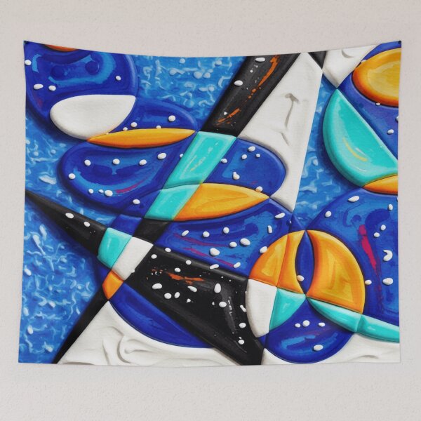 Item preview, arctic wings bold watercolor colorful geometric abstract design designed and sold by SmashingDeals.