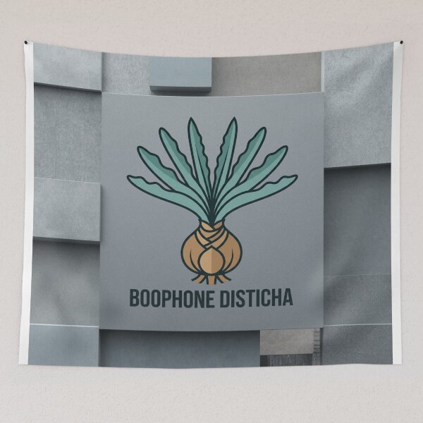 Item preview, Minimalist Boophone Disticha Fan Leaf Botanical Graphic designed and sold by GreenDivisionJP.