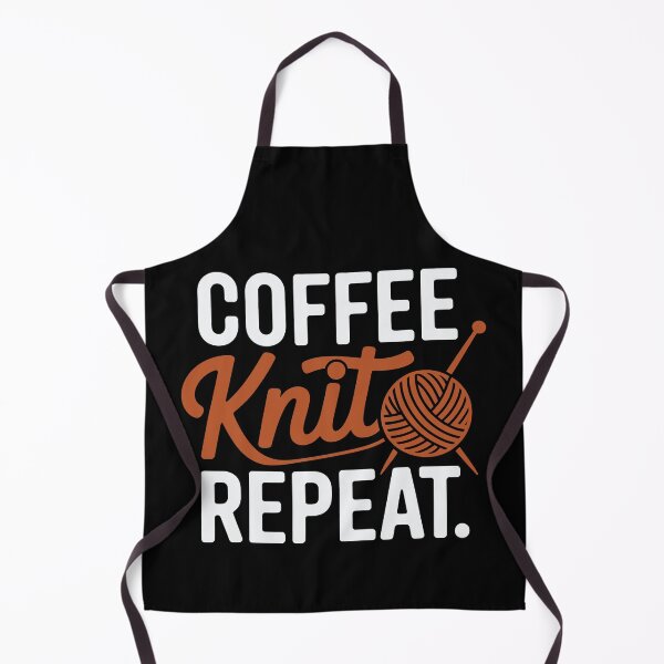 Item preview, Coffee Knit Repeat Funny Knitting Lovers designed and sold by tmerchtrends.