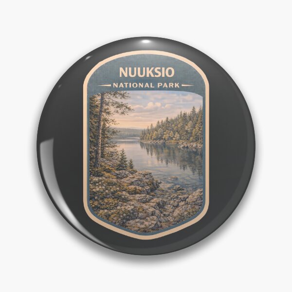 Item preview, Vintage Finland National Park Travel Print: Nuuksio  designed and sold by PinUpPizzazz.