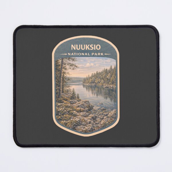 Item preview, Vintage Finland National Park Travel Print: Nuuksio  designed and sold by PinUpPizzazz.