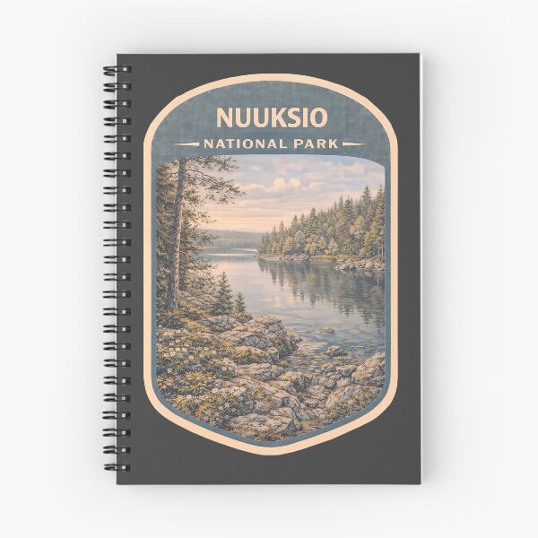 Item preview, Vintage Finland National Park Travel Print: Nuuksio  designed and sold by PinUpPizzazz.