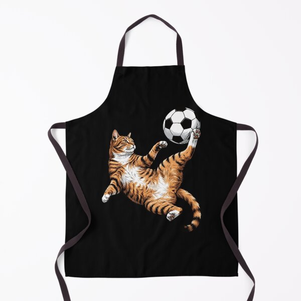 Item preview, Cat Kicking Football Ball  designed and sold by EverkindInk.