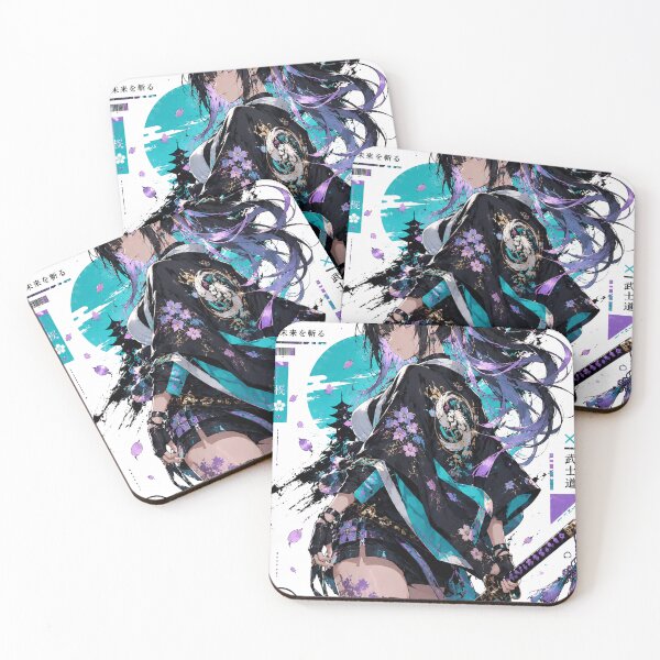 Item preview, Neo Tokyo Samurai Girl designed and sold by bashhonkdesign.