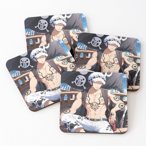 Item preview, Trafalgar Law One Piece Pirate Flag Relaxed Deck designed and sold by BrianRayan.