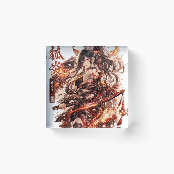 Item preview, Japanese Demon Slayer Girl designed and sold by bashhonkdesign.