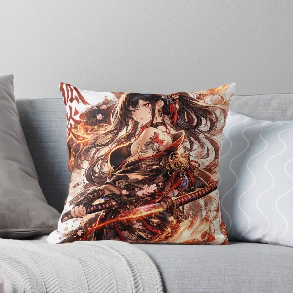 Item preview, Japanese Demon Slayer Girl designed and sold by bashhonkdesign.
