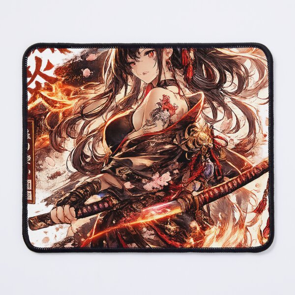 Item preview, Japanese Demon Slayer Girl designed and sold by bashhonkdesign.