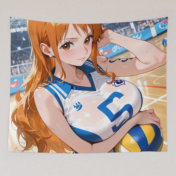 Item preview, Nami One Piece Volleyball Court Champion designed and sold by BrianRayan.
