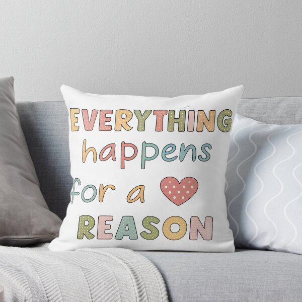Item preview, Everything happens for a reason designed and sold by nimmitrends.