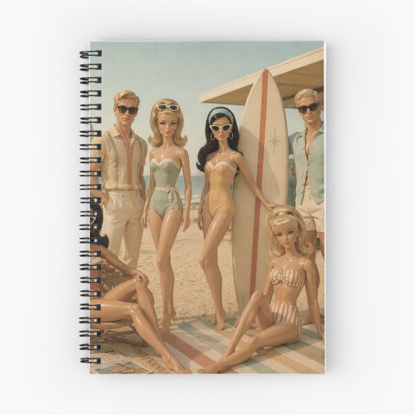 Item preview, Mid-Century Surf Club – Vintage Fashion Dolls designed and sold by LuluLeb.