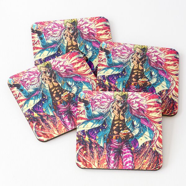 Item preview, Donquixote Doflamingo One Piece Color Burst Feast designed and sold by B5fivemerch.