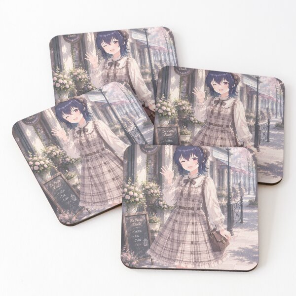 Item preview, Umi Asanagi Second Prettiest Girl Floral Cafe Wink designed and sold by B5fivemerch.