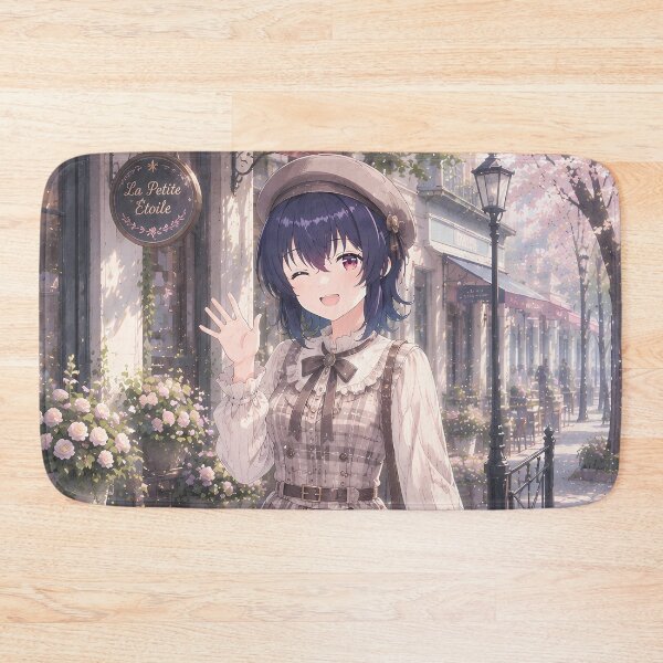 Item preview, Umi Asanagi Second Prettiest Girl Floral Cafe Wink designed and sold by B5fivemerch.