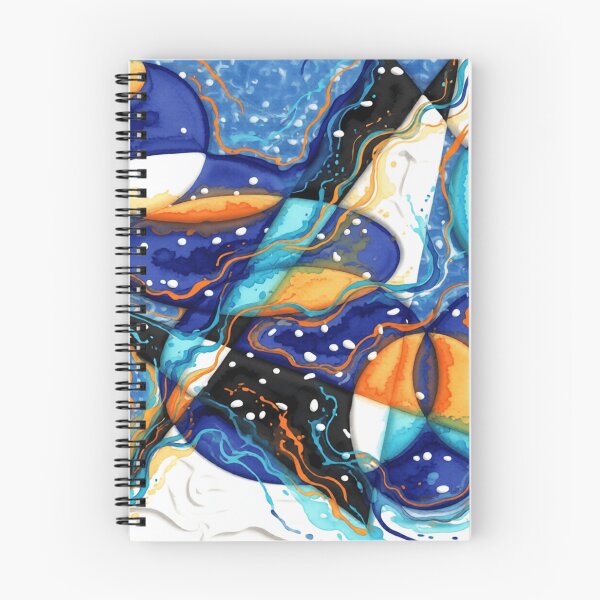 Item preview, arctic wings fluid contemporary colorful geometric abstract designed and sold by SmashingDeals.