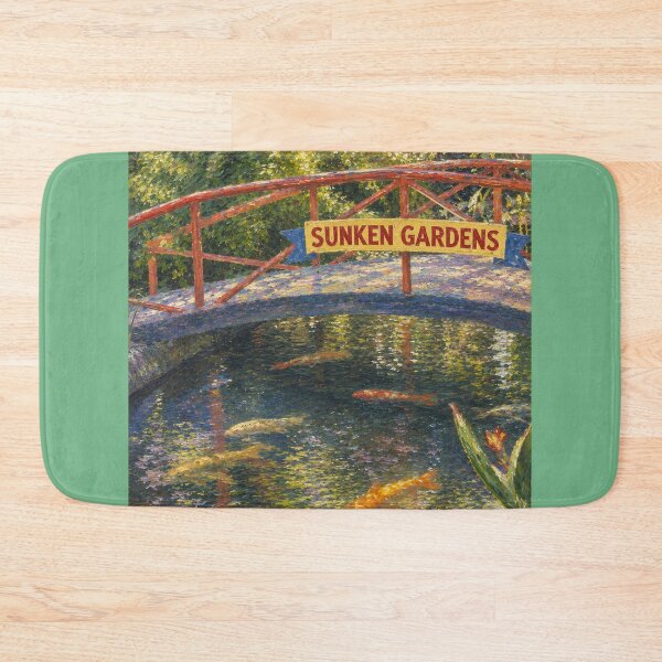 Item preview, Koy Pond under Bridge designed and sold by Sunlight-Sky.