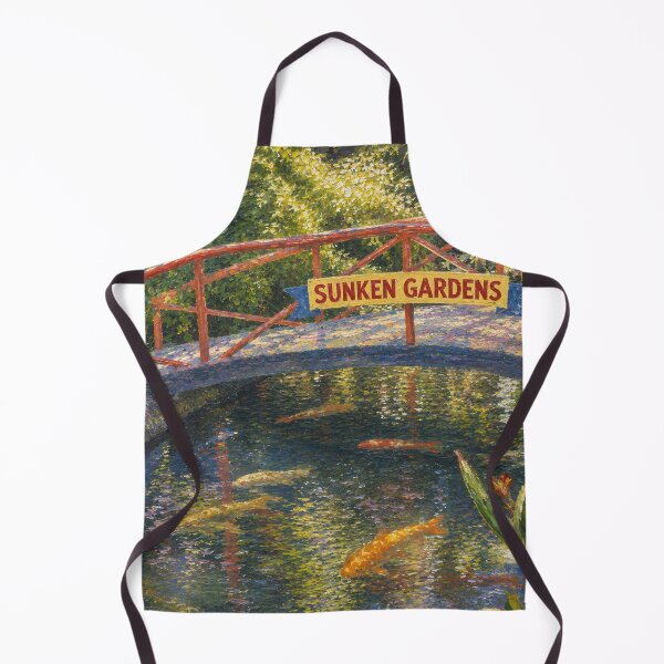 Item preview, Koy Pond under Bridge designed and sold by Sunlight-Sky.