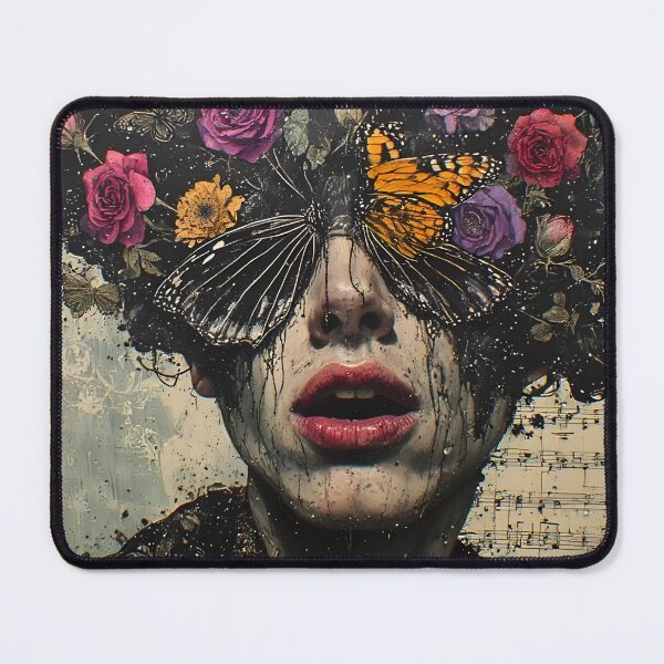 Item preview, Bloom Into The Darkness – Stunning Gothic Butterfly Portrait designed and sold by UrbanTempleArt.