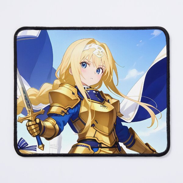 Item preview, Alice Zuberg Sword Art Online Golden Armor Sky Stance designed and sold by B5fivemerch.