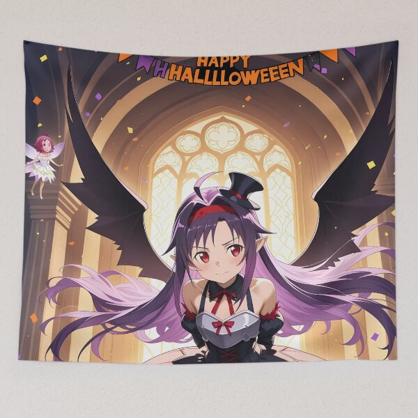 Item preview, Yuuki Sword Art Online Bat Wings In Gothic Halloween Hall designed and sold by B5fivemerch.