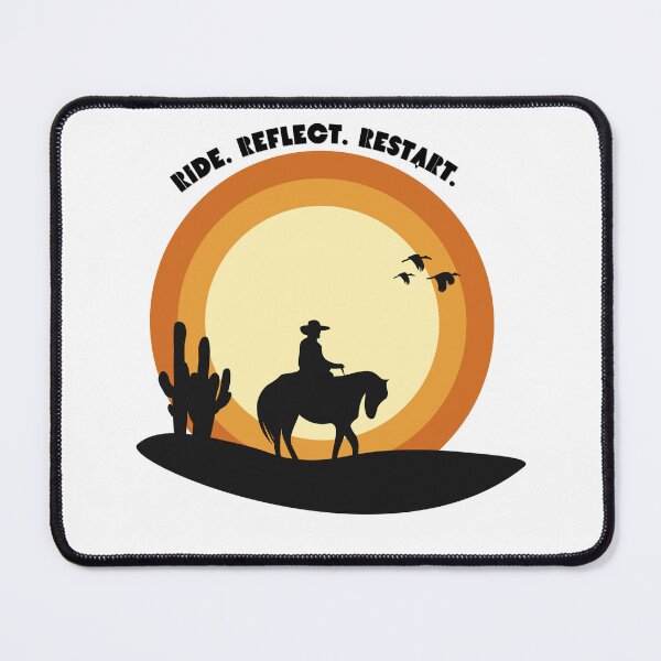 Item preview, Vintage Cowboy Sunset Silhouette – Western Desert Horse Design designed and sold by Kstyle93.
