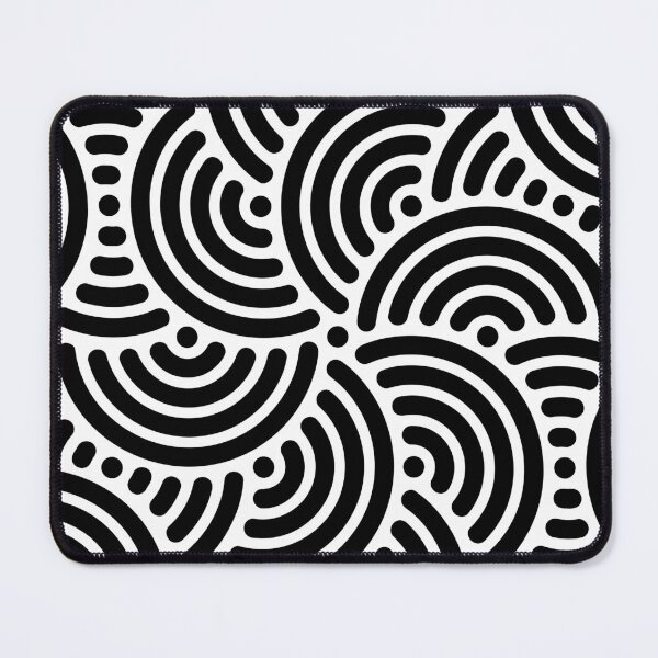 Item preview, Seigaiha Uzushio Vortex - Solid Black designed and sold by Uzushio-En.