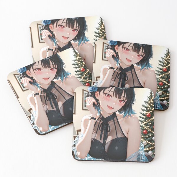 Item preview, Umi Asanagi Second Prettiest Girl Christmas Party Glow designed and sold by SubtextandSass.