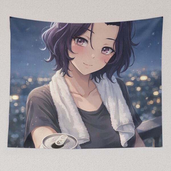 Item preview, Azusa Hamaoka Grand Blue Night City Drink Smile designed and sold by SubtextandSass.
