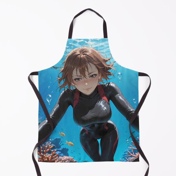 Item preview, Chisa Kotegawa Grand Blue Bright Coral Swim designed and sold by SubtextandSass.